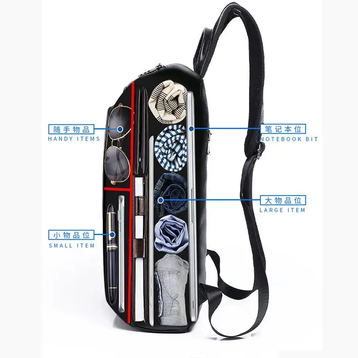 Sac à dos coréen fait à la main pour homme