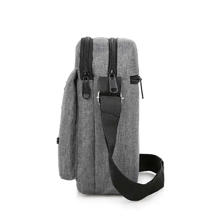 Sac à bandoulière en toile de Sport pour hommes polyvalent réglable adapté aux vêtements d'affaires et décontractés parfait pour les sacs à main de voyage Bolsa