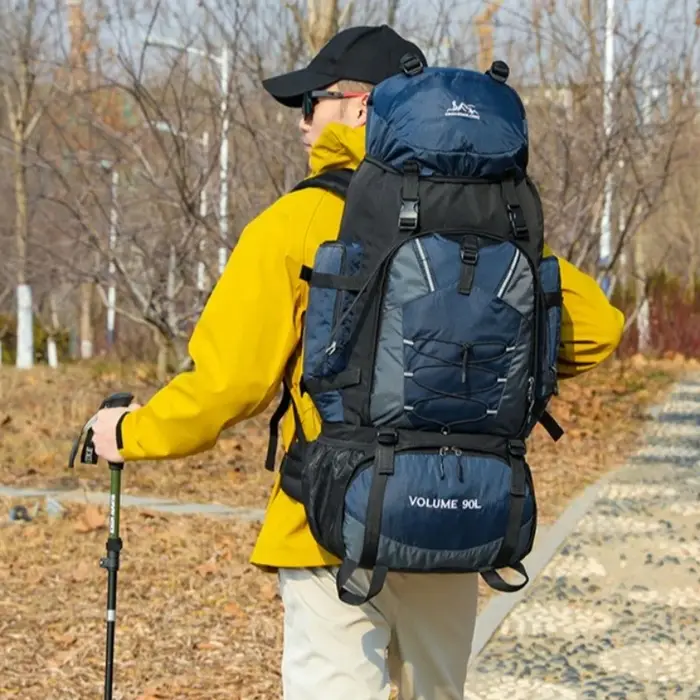 90L randonnée Camping sac à dos voyage sac à dos étanche Trekking sac à dos grands sacs de sport de plein air pour