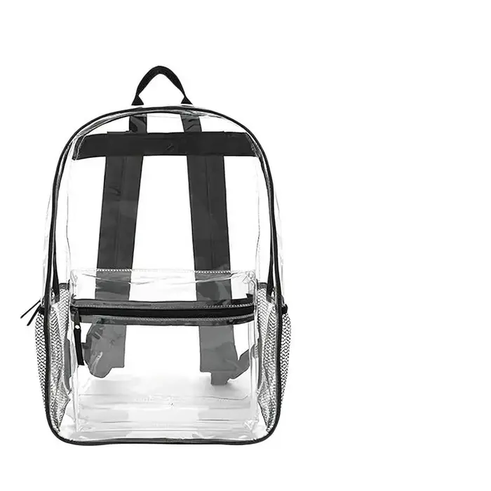 Sacs à dos transparents imperméables en PVC