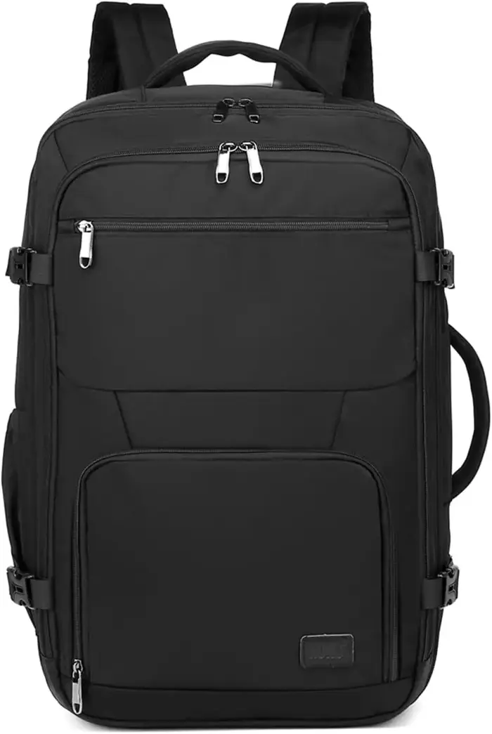 KONO Travel Backpack bagage à main | Imperméable et résistant aux avions | Protège-détons 38L | 55x35x20 cm