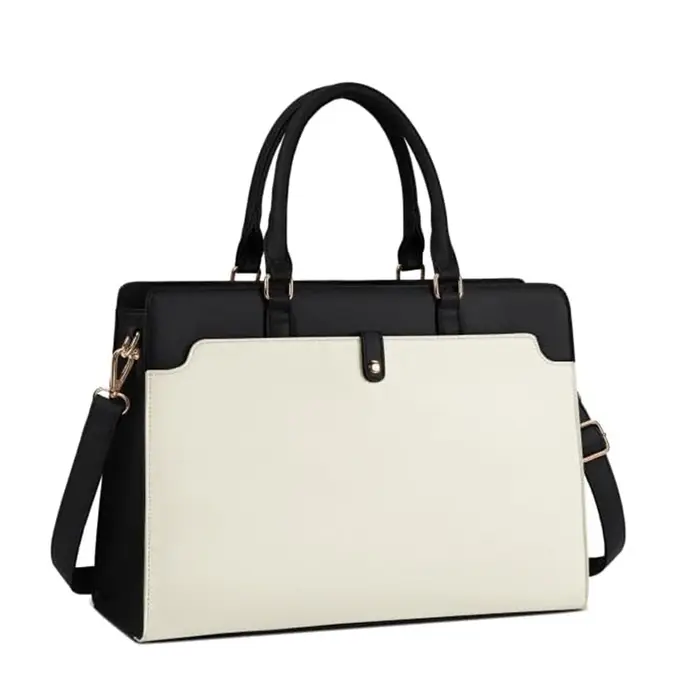 Sac d'ordinateur portable de grande capacité pour femme, sac fourre-tout pour ordinateur portable, s