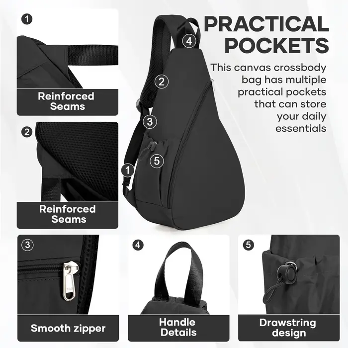 Sac à dos bandoulière de sport pour raquettes, sac à dos bandoulière pour pickleball, pour équipement et accessoires, deux balles, squash 