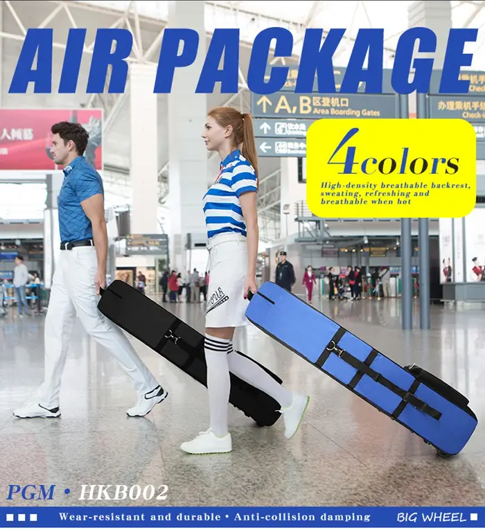Sac d'aviation de Golf PGM avec roue silencieuse HKB002