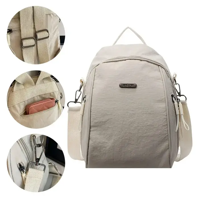 Mode coréenne grande capacité sac à dos déplacements quotidiens épaule sac léger décontracté poche sac à dos pour femmes