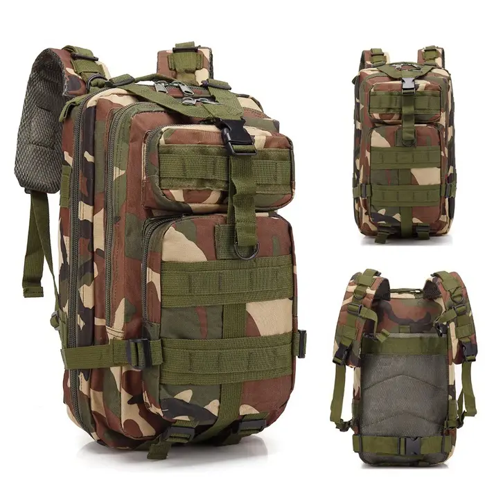 Sac à dos tactique 20L-25L en nylon pour la randonnée