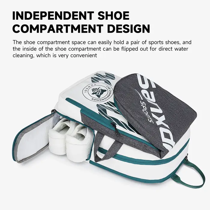 Sac à dos de badminton pour 3 raquettes