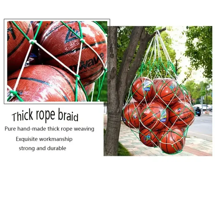 Sac en filet pour ballons de sport en Nylon épais