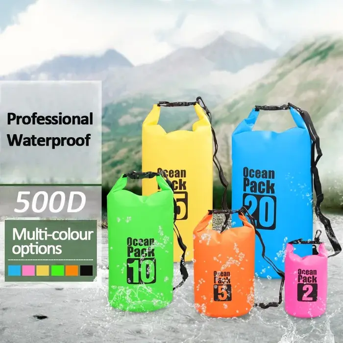 Sacs imperméables secs en PVC pour hommes et femmes