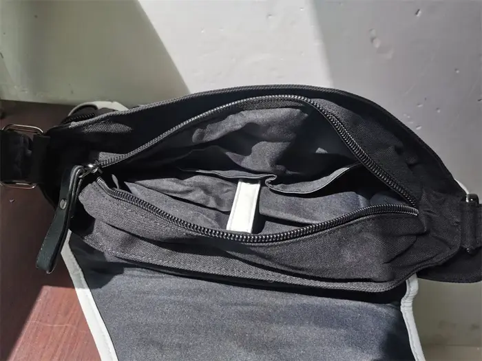 Sac messager en cuir PU pour hommes et femmes