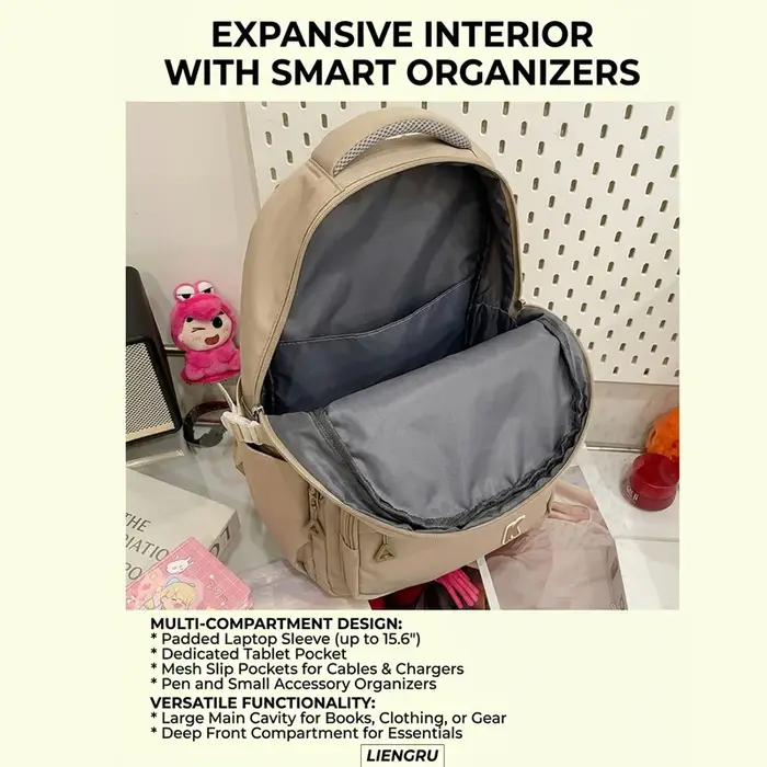 Sac à dos Kawaii grande capacité pour femme