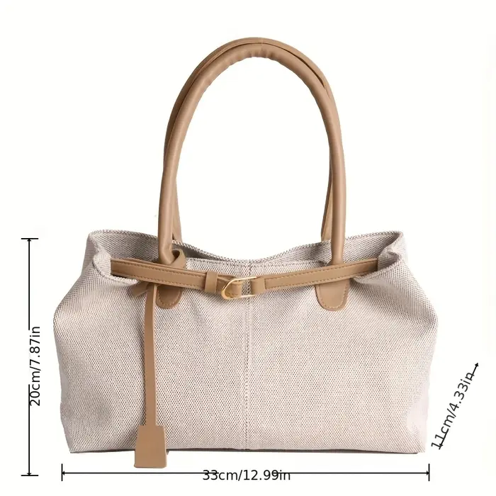 Sac fourre-tout rétro de grande capacité pour femmes