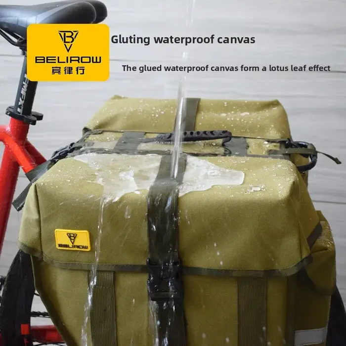 30/43/50L sac à dos de vélo sac arrière double face étagère