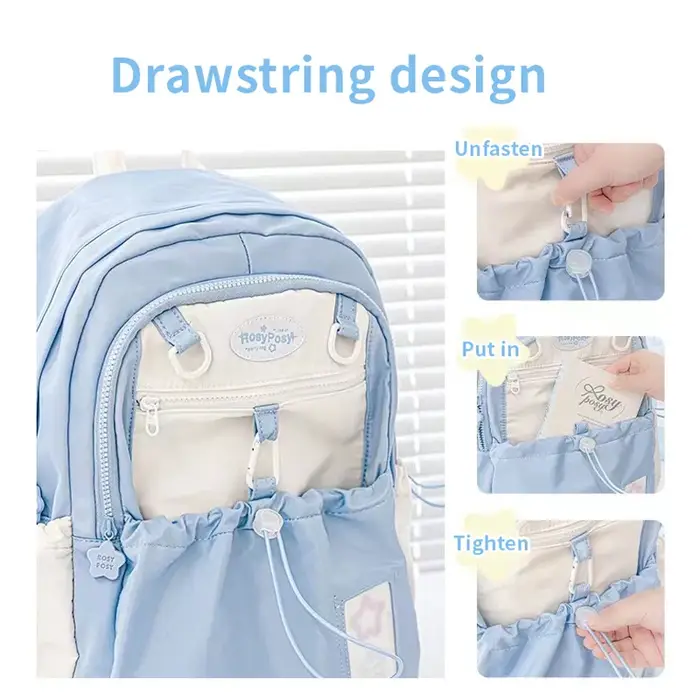 Sac à dos de style crème pour étudiants