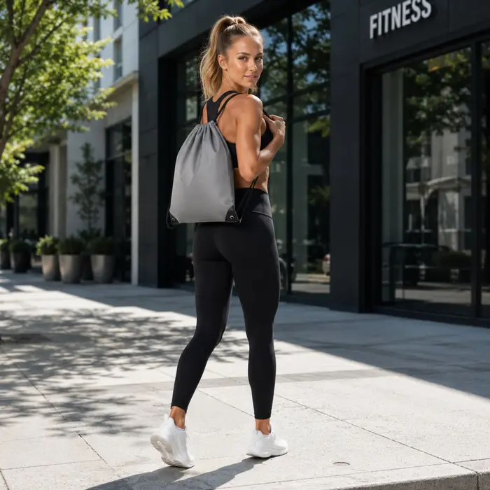 Sacs à dos imperméables à cordon de serrage, pliables et légers, sacs de sport et de fitness, sacs à dos pour marathons, sacs de rangement à cordon de serrage