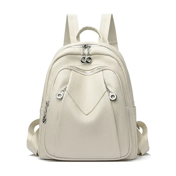 Sac à dos en cuir PU pour femmes : sacs à dos souples antivol convertibles - Sac à dos de voyage élégant