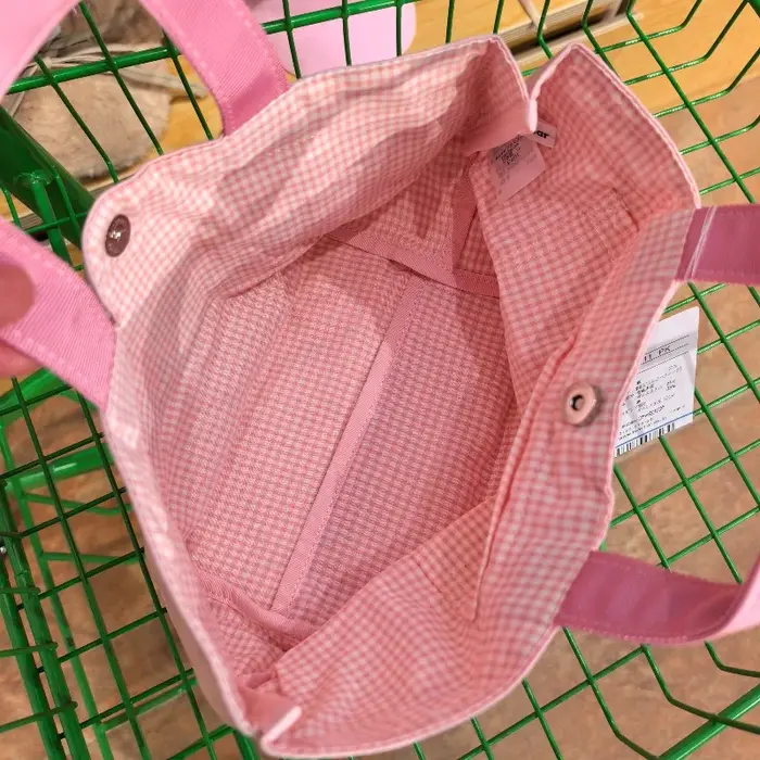 Sac à main rose familiarisé avec un motif de dessin animé brodé d'un petit ours pour femme
