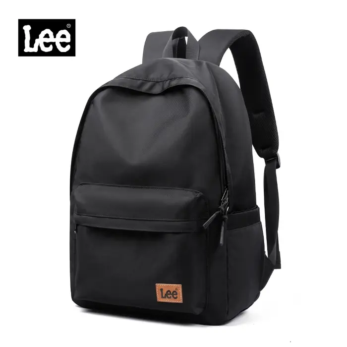 LEE Classics utilitaire grand sac à dos pour ordinateur portable femme homme blanc noir étanche lycéen collège adolescent livre sac cartable