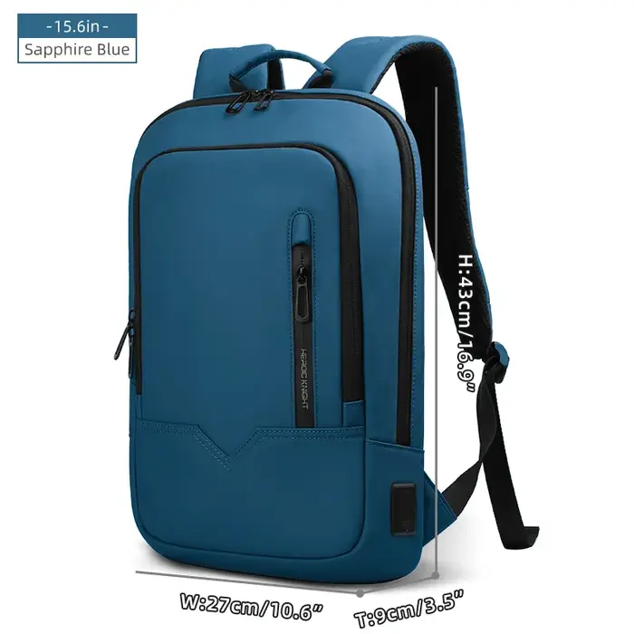 Heroic Knight sac à dos hommes multifonction affaires étanche mince sac à dos pour ordinateur portable mode 15.6 "sac