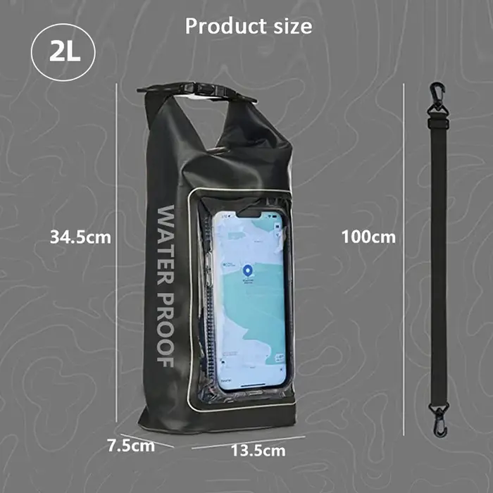 Sac étanche de natation en PVC 2L/5L