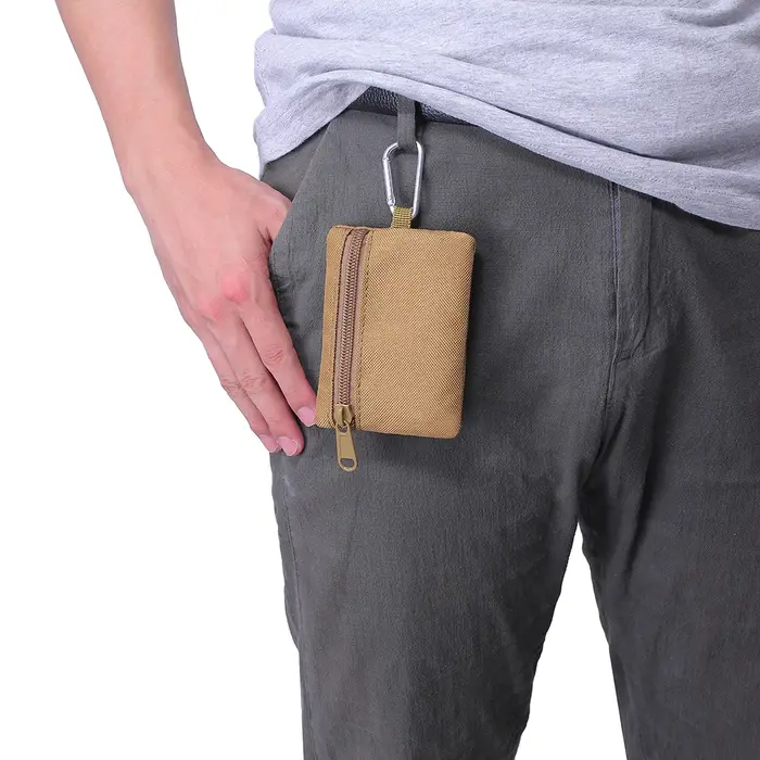 Sac tactique extérieur EDC Molle pochette portefeuille fermeture éclair taille Fanny Pack