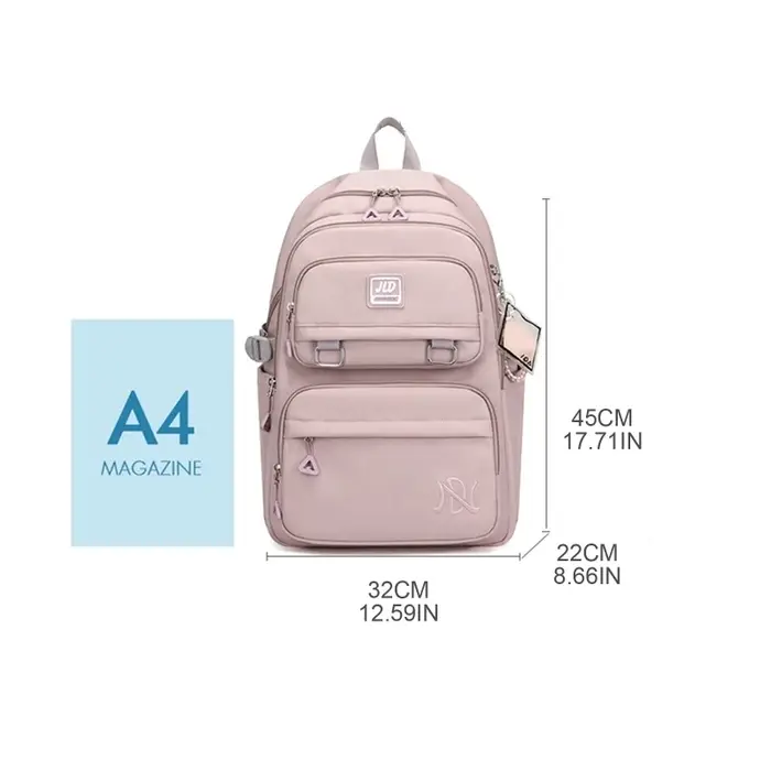 Fille sac d'école sac à dos sac à dos pour adolescent femmes enfants femme rose cartable primaire haute sac à dos