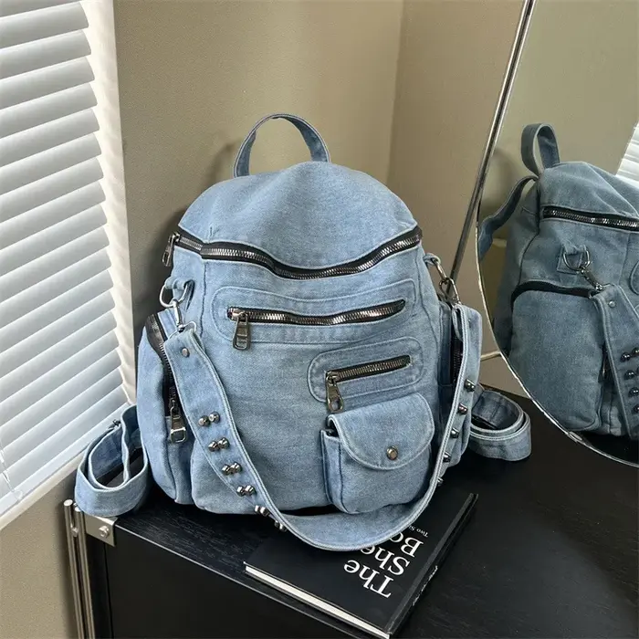 Nouveau Sac à Dos en Jean Vintage 2026