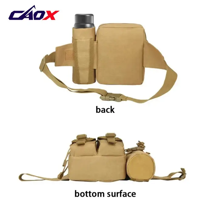 Le sac de taille pour bouteille d'eau multi-sport est détachable et adapté aux sports de plein air telles que