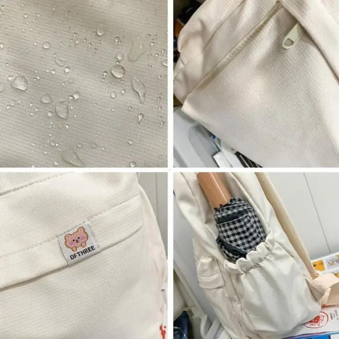 Sac à dos de couleur unie pour adolescentes