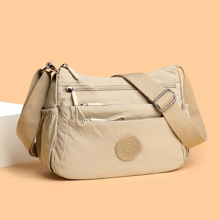 Sac à bandoulière décontracté multicouche pour femmes