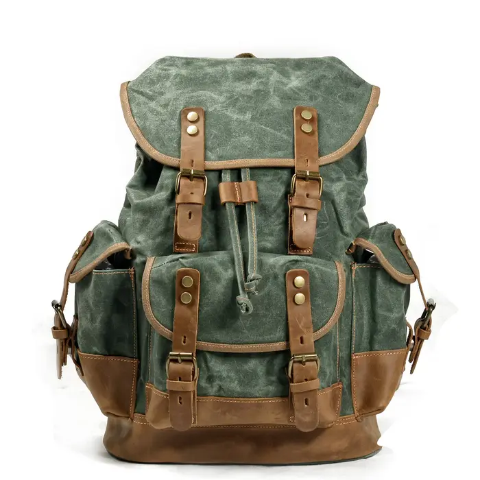 Sac à dos rétro d'extérieur, sac à dos de loisirs pour étudiants, sac de voyage de grande capacité, 
