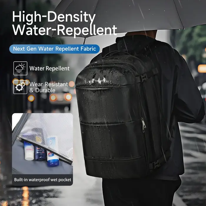 Tigernu sacs à dos à Compression sous vide hommes sac à dos de voyage extensible USB sac grande capacité 17