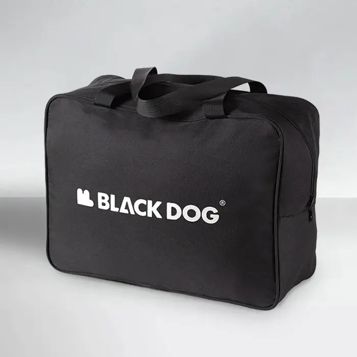 Sac de rangement multifonctionnel de voyage en plein air pour chien noir