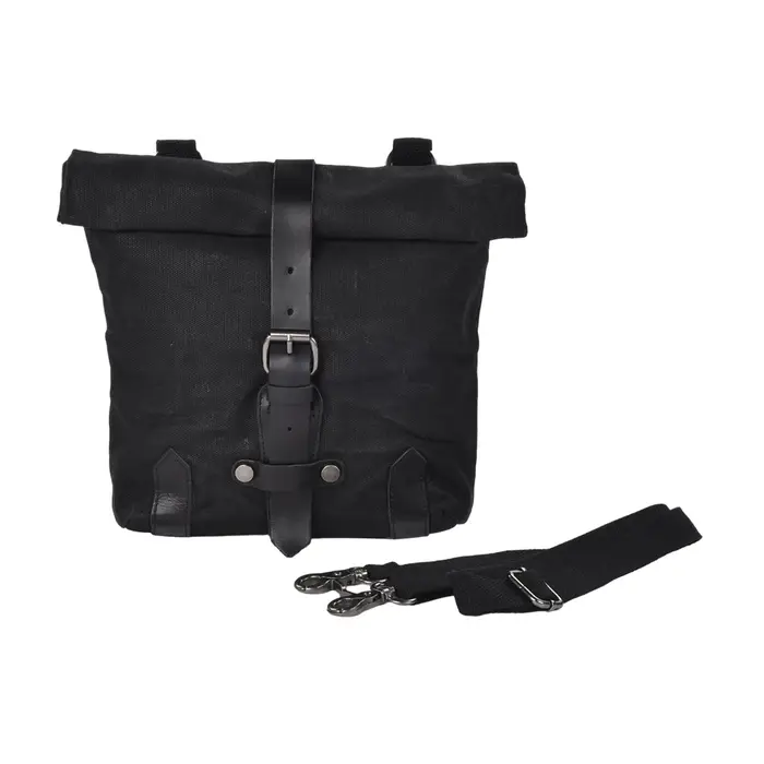 Sac à dos de moto étanche, sacoches Vintage Canva, sac latéral de moto, sac de selle de moto rétro d