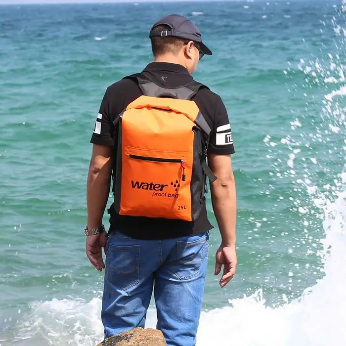 25L sac sec étanche natation sac à dos sac à dos eau flottant sac Sport canoë kayak Rafting canotage rivière Trekking