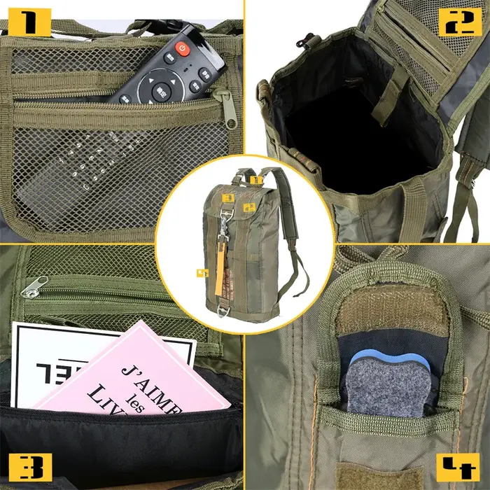 Sac à dos polyvalent LQARMY durable et léger