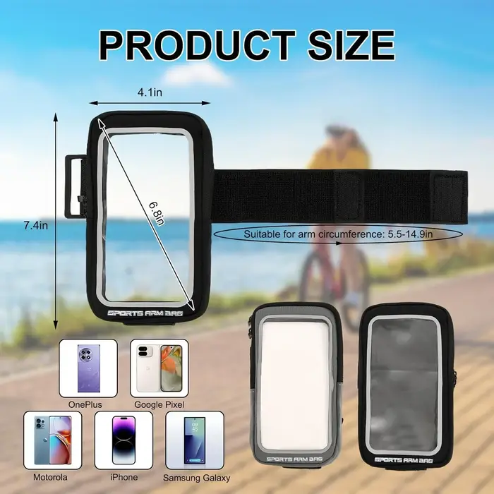 Sac de téléphone de Sport imperméable et respirant pour le cyclisme et la course