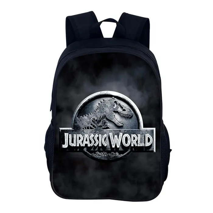 Film j-jurassic World sac à dos sacs d'école garçons et filles sac à dos dinosaure sac à dos à fermeture éclair