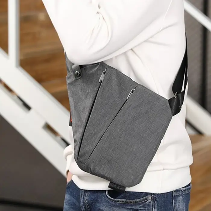 Sacs de poitrine multifonctions Anti-vol, sacs à bandoulière simples pour hommes, sacoche étanche à bandoulière, Sac banane