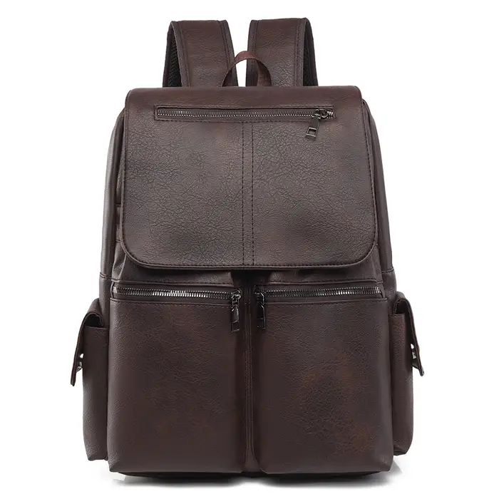 Sac à dos multi-poches en Pu pour femmes