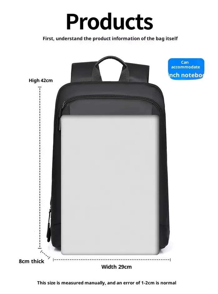 Nouveau Sac à dos léger pour ordinateur portable