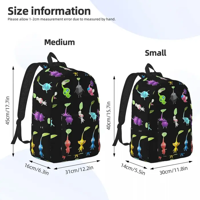 Pikmins Family – sac à dos léger et amusant pour étudiants