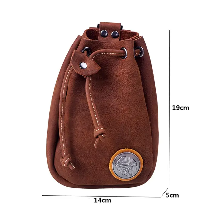 SIMLINE – sac de ceinture en cuir véritable pour hommes