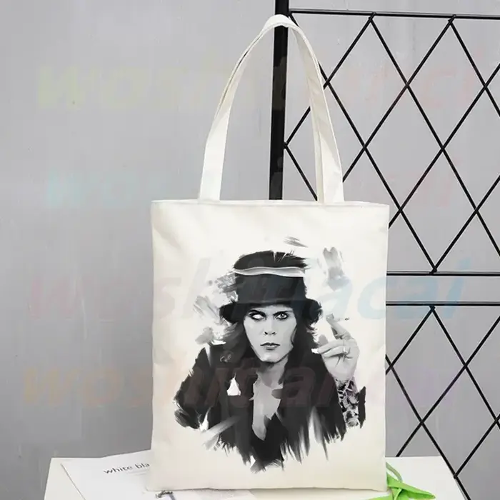Him Ville Valo sacs à bandoulière en toile grande capacité collège Harajuku sac à main femmes sac sac à provisions