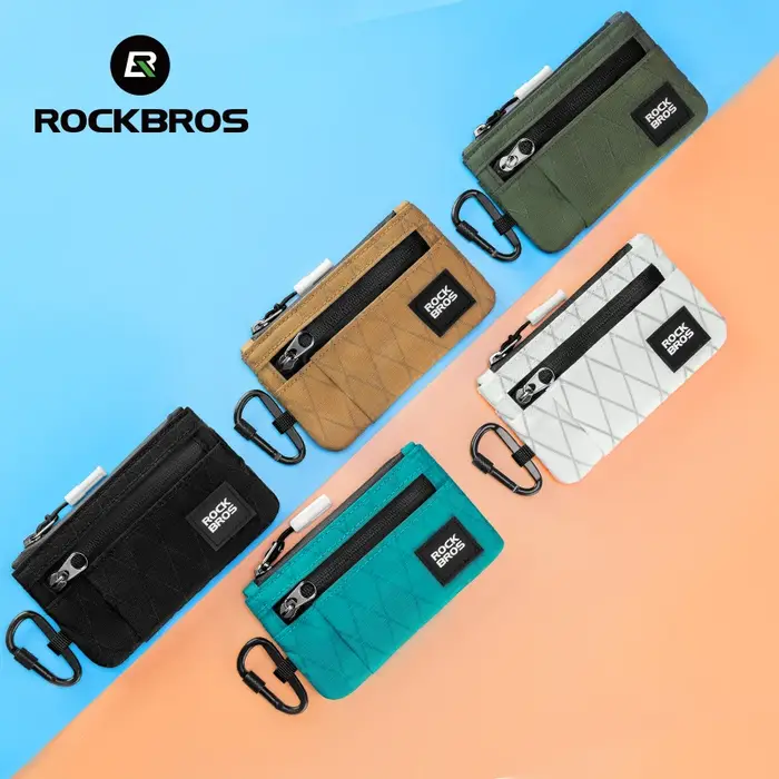 ROCKBROS sac de téléphone de cyclisme sac à main Portable léger boucle suspendue sac de carte multifonction article de stockage portefeuille sac de trajet