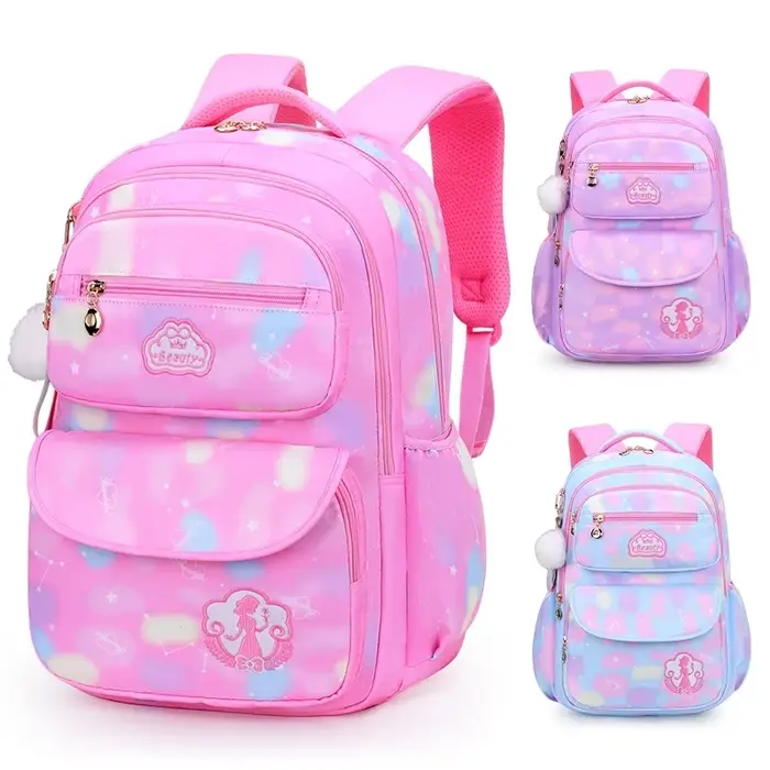 Fille enfants sac à dos sac d'école sac à dos rose pour enfant