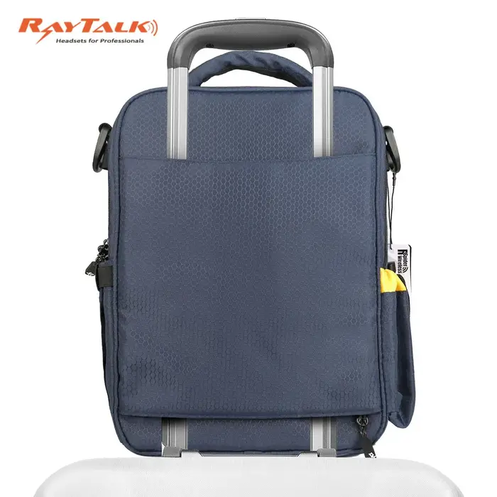 Sac de pilote Premium, sac de vol, sac d'aviation (bleu marine)