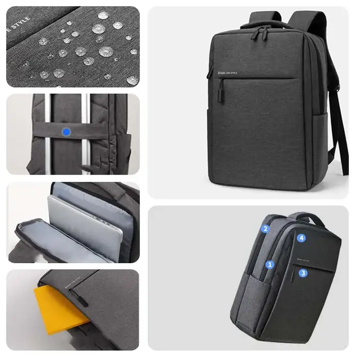 Sac à dos étanche pour ordinateur portable pour homme