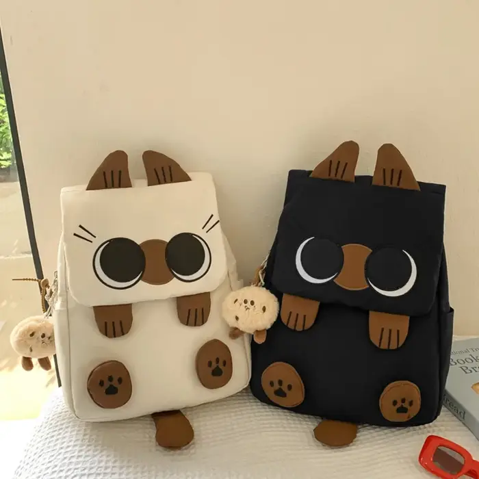 Sac à dos chat siamois pour étudiant
