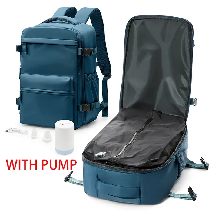 Sac à dos à compression sous vide avec pompe